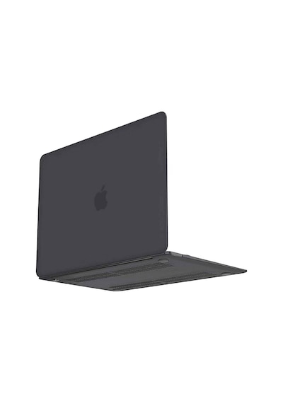 Apple Macbook Uyumlu Pro 14.2 2021 Apple Macbook Uyumlu Buzlu Kapak - Füme Evimdeyokyok
