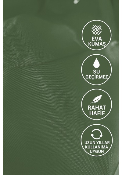 Altınmakas First Master Yeşil Pvc Polyester Balıkçı Kapşonlu Pardösü Yağmurluk Xxl 0,32 Mm Art No 507050gr