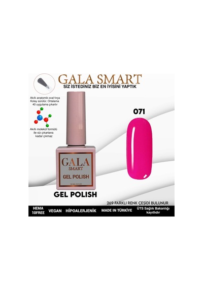 Gala Smart Classic Kalıcı Oje 10 Mle No:071