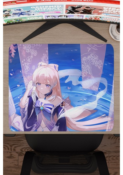Kokomi Genshin Impact Anime Gacha V3 - 48x40 Xl Gaming Mouse Pad Fare Altlığı