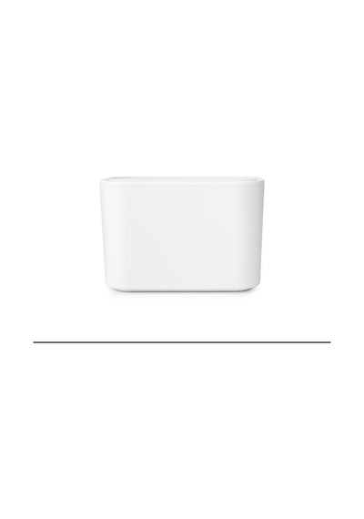 Tantitoni Mındset Fresh Whıte Plastik Küçük Çöp Kutusu 15x8.6x9.9cm Beyaz