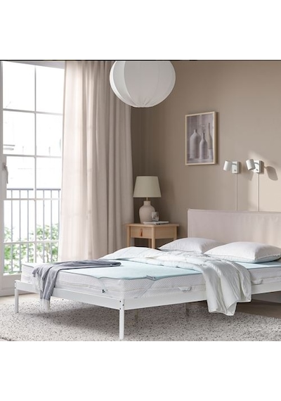 Ikea Hargınst Çift Kişilik Alez, Açık Mavi, 140x200 Cm, Soğuk Tutan Ürün