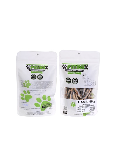 Petimix Freeze Dry Hamsi Köpek Ödülü 40 G