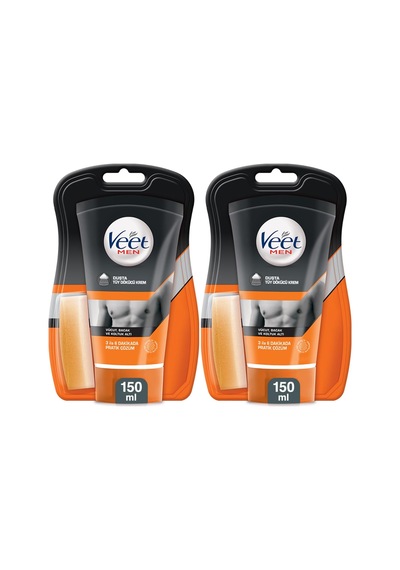 Men Duşta Tüy Dökücü Krem Erkeklere Özel, 2 X 150 Ml , Tüy Dökücü