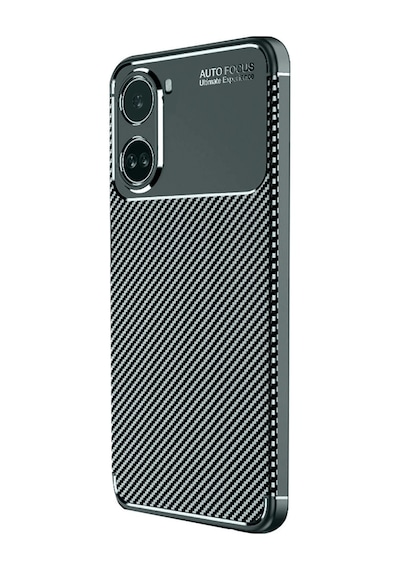 Poco X7 Pro Kılıf Auto Focus Karbon Kapak - Koyu Yeşil İtdark42909