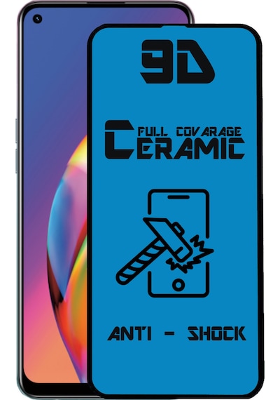 Oppo Reno 5 Lite Tam Kaplayan Seramik Nano Esnek Ekran Koruyucu