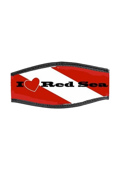 BestDivers Maske Arkalığı Red Sea Neopren Velkrolu Siyah