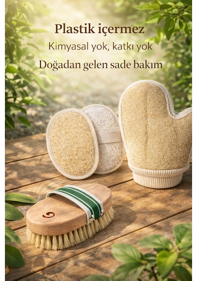 3'lü Doğal Vücut Bakım Seti Selülit Karşıtı & Selülit Karşıtı & Batık Önleyici Bakım Paketi