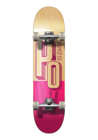 Pow Supply Co 8,0 Stack Logo P Complete Kaykay Pembe