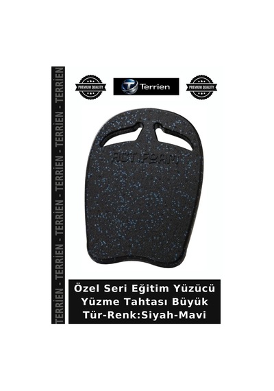Özel Seri Eğitim Yüzücü Yüzme Tahtası Büyük Tür-renk:siyah-mavi
