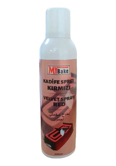 Sprey Boya Velvet My Bake 250 Ml Kırmızı