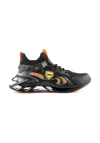 Greed Erkek Sneakers - Sıyah Oranj 001