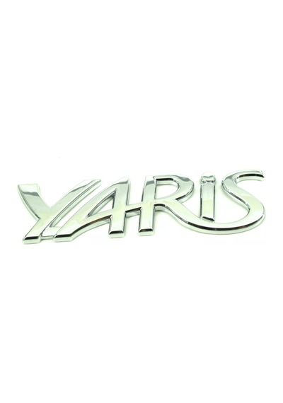 Toyota Yaris Krom Bagaj Yazısı 3m 3d Abs