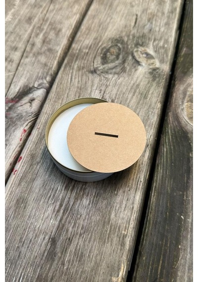 Mum Toz Kapakları 68mm Çap 20mm X 2 Mm Ahşap Fitil Boşluğu 50 Adet Kahverengi
