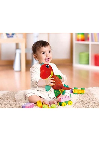 Baby Trex Dinozor Peluş Oyuncak Açık Bej - Hardal