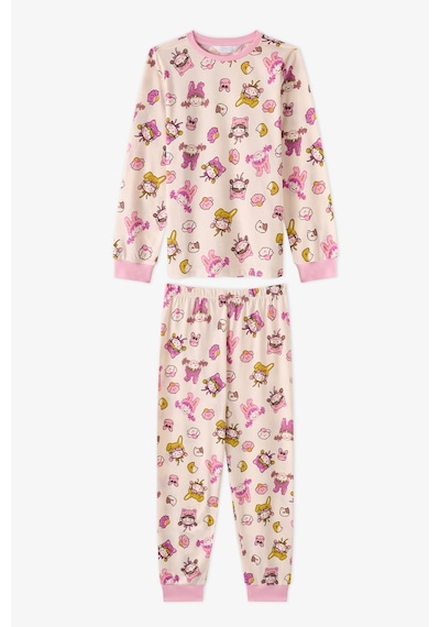 Penti Kız Çocuk Kindly Friends Uzun Kollu Pamuklu 2li Pijama Takımı Çok Renkli Penti Kız Çocuk Kindly Friends Uzun Kollu Pamuklu 2li Pijama Takımı Çok Renkli
