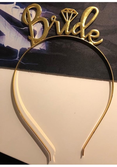 1 Adet Gold Bride To Be Taç Bekarlığa Veda Nedime Taçı