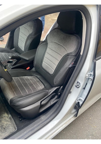 Megane 4 Arka Sırt 2+1 Model Gri Taytüyü Siyah Deri Karışımı Gri Ip