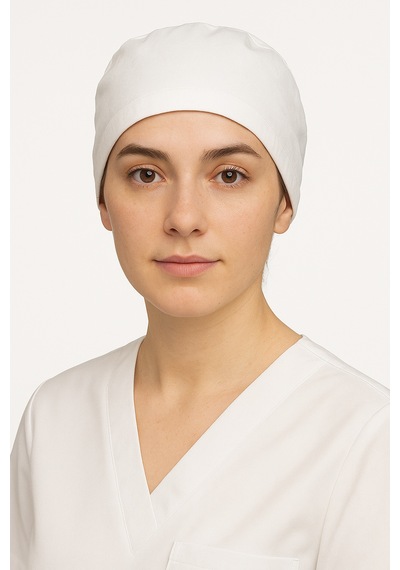 Beyaz Hemşire Aşçı Cerrahi Bone Hastane Bonesi Bandana Model 189 (298802614)