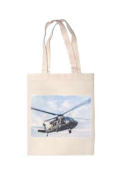 Anahtarlık Sepeti Bez Çanta - UH 60 Helikopter