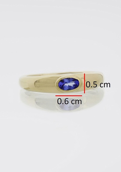 Tanzanite Tektaş Yüzük