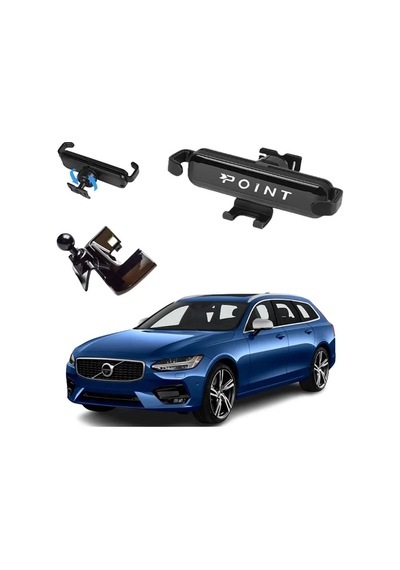 Volvo V90 Cep Telefonu Tutacağı Havalandırma Robotik Açılır Kapanır 2016 - 2024 Arası Siyah