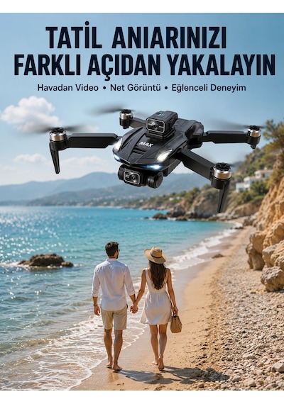 Znv Zenvia Mey İthalat Taşınabilir Katlanabilir Drone İle Açık Alanlarda Keyifli Uçuş Deneyimi Znv2025 Cmn