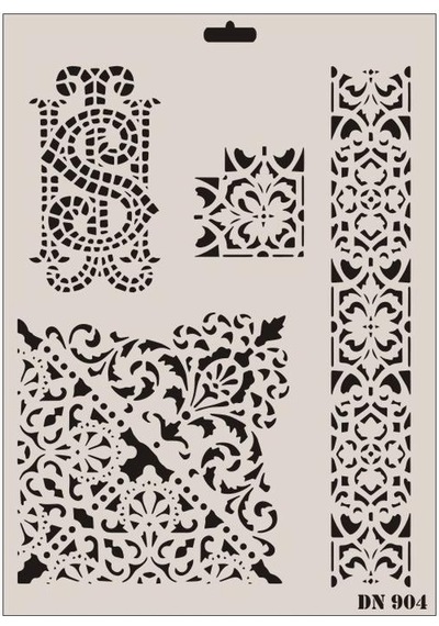 Rich Dantel Seri Dn-904 Stencil 35X25 Cm