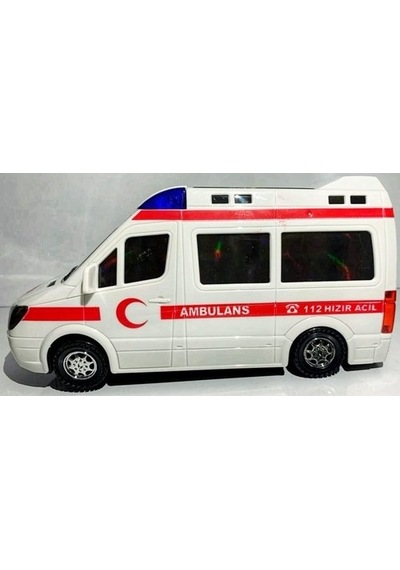Kardelen Pilli Ambulans Büyük Boy Sesli Işıklı Ambulans