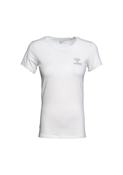 Hummel Hmldeni T-shirt Kadın Günlük Tişört 911306-9003 Beyaz Beyaz