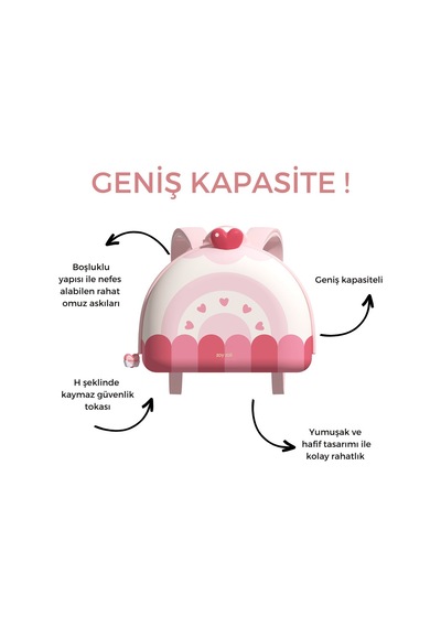 Zoyzoıı Dream Serisi Sırt Çantası / Rall Cake Çok Renkli