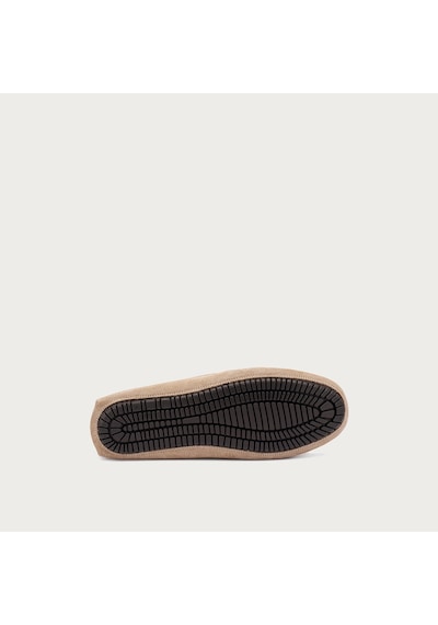 Sand Beige Oxford / Klasik Erkek 12b0 Frau Velour Leather Bej