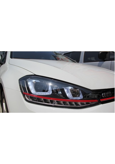 Golf 7 Gtı Çift U Led Kırımzı Çizgili Bı-Xenon Far