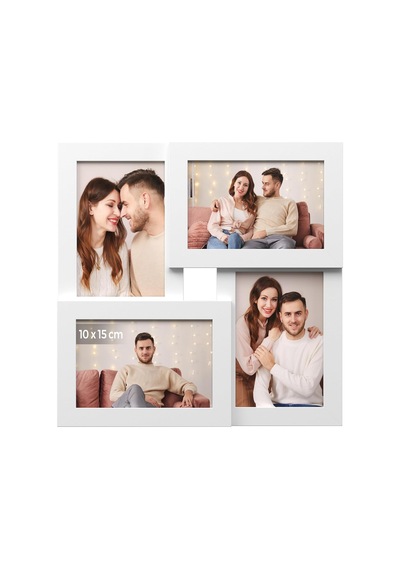 Songmıcs 4 Fotoğraf İçin Resim Çerçevesi Kolajı, 10 X 15 Cm Rpf25wt Sku: Smg8690010156150