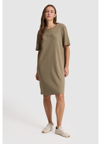 U.S. Polo Assn. U.s. Polo Assn. Kadın Haki Elbise Örme 50325244-vr027
