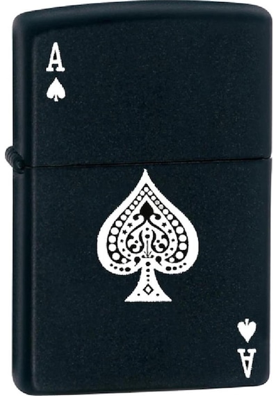 Zippo Çakmak Siyah As Ace Of Spades Maça Ası 218-005578