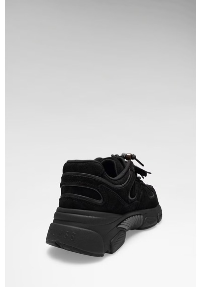 Guess Irrina Kadın Deri Sneaker Ayakkabı Flfırrsue12 Siyah