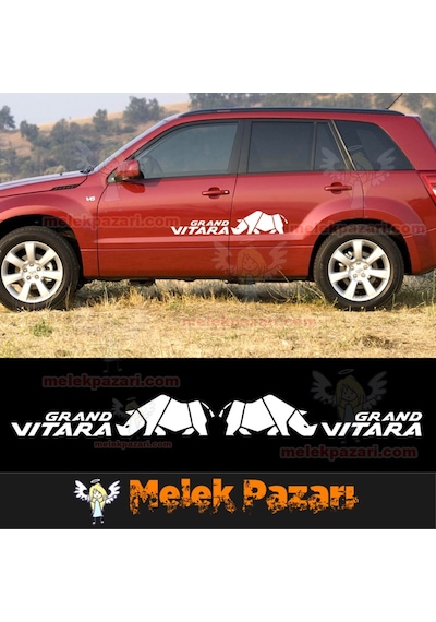 Grand Vitara Gergedan Araba Sticker.