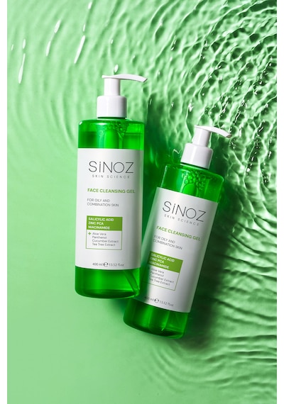 Sinoz Yağlı ve Karma Ciltler için Sebum  Yüz Temizleme Jeli 400 ﻿ML