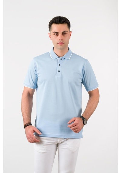 Nehir By Faruk Ülker Polo Yaka Çıtçıtlı Lacost Kumaş Erkek Tişört