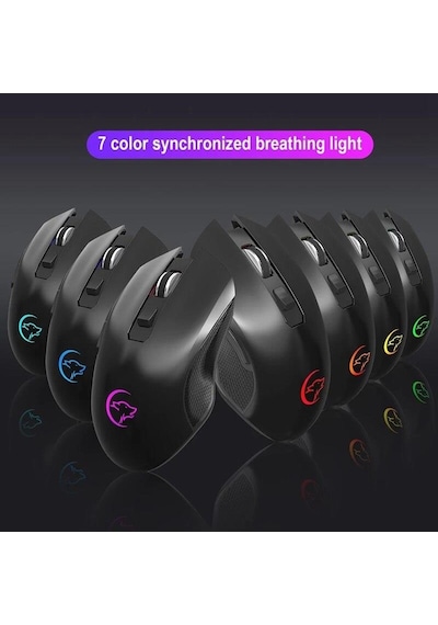 Valkyrie 6 Tuşlu Şarjlı Sessiz 2400Dpı Kablosuz Gaming Mouse