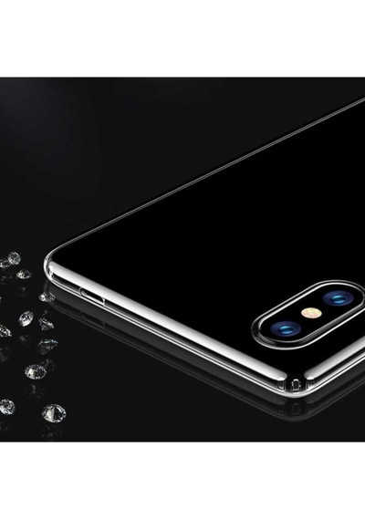 Xiaomi Mi 8 Kılıf Zore Süper Silikon Kapak Renksiz