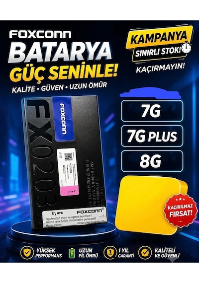 İphone 7g Uyumlu Batarya Foxconn