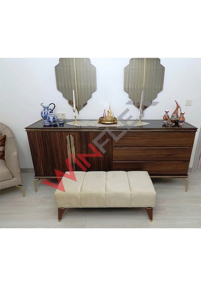 Winflex Çok Amaçlı Dekoratif Puf 38 X 100cm Krem Renk