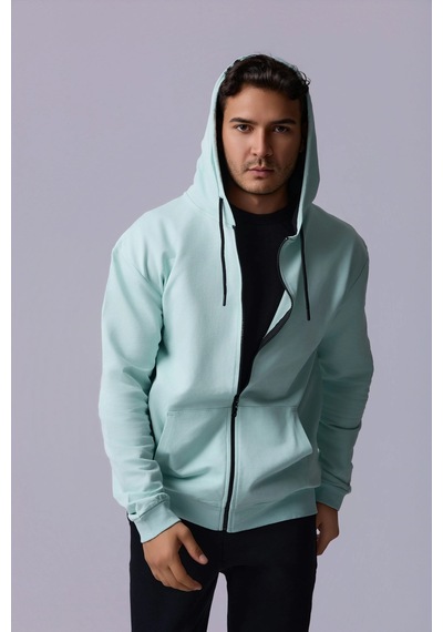 Defys Defy S Erkek Oversize Kapüşonlu Fermuarlı Cepli Sweatshirt Su Yeşili - 527577758 Su Yeşili Defys Defy S Erkek Oversize Kapüşonlu Fermuarlı Cepli Sweatshirt Su Yeşili - 527577758 Su Yeşili