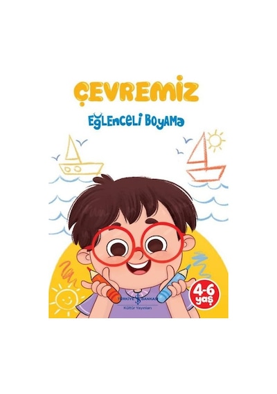Çevremiz - Eğlenceli Boyama- İş Bankası Kültür Yayınları