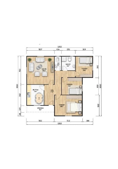 Ballife Prefabrik 113 M2 Standart Prefabrik Konut