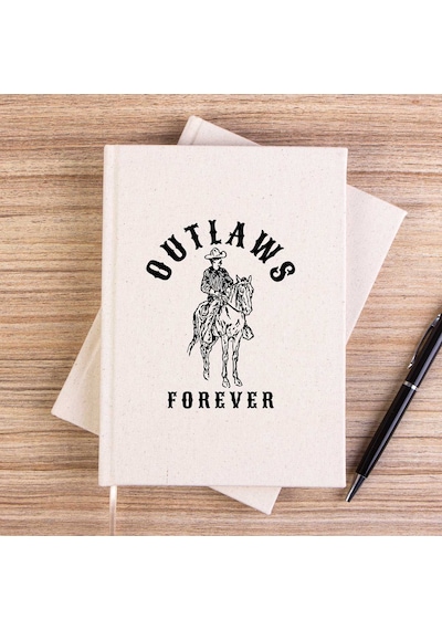Red Dead Redemption 2 Outlaws Forever Çizgisiz Kanvas Defter Krem