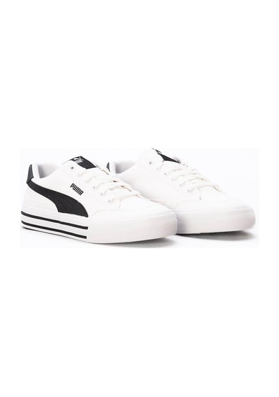 Puma Court Classic Vulc Fs Beyaz Siyah Unisex Sneaker 396353-02 Beyaz - Siyah