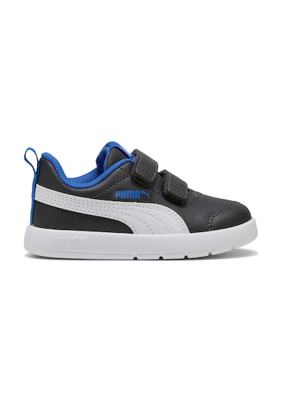 Puma Courtflex V3 V Inf Grı Erkek Çocuk Sneaker Gri-Beyaz